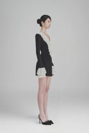GUYEHI STUDIOS • Black Lys Mini Dress