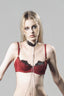 Crimson Veil Set With Bra, Bottom With Attached Choker for women, from SEXY M, The Viet Concept