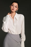 Crossfold Ascott Straight-Leg Tailored Trousers for women, from Keira Tong, The Viet Concept