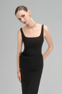 Champagne Sheath Strappy Cotton Blend Ankle Length Dress for woman, from ARTI, The Viet Concept