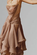 Concord Drape La Medusa Midi Dress for women, from La Vierge, The Viet Concept 