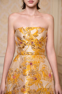 Celestia Jacquard Strapless A-Line Gown for women, from IHF ATELIER, The Viet Concept 