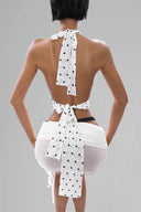 White Minka Skirt for woman, from HUELLEY ROSE, The Viet Concept 