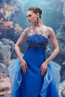 Ondina Queen Taffeta & Organza Crystal Coral Gown for women, from 21SIX, The Viet Concept
