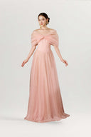 Nora Bow Corset Layered Maxi Dress for women, from JOSEPHINE, The Viet Concept 