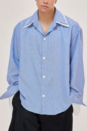 CAOSTU • Floral Button Shirt Collar