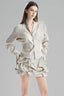 Silver Stand Collar Blouse with 3 Buttons for women, from Must Have, The Viet Concept 