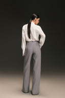 Crossfold Ascott Straight-Leg Tailored Trousers for women, from Keira Tong, The Viet Concept