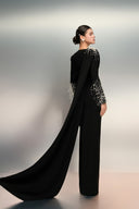 Amara Celestial Embellished Crepe Evening Gown for women, from 21SIX, The Viet Concept