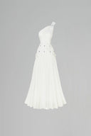 Odenlin Couture One-Shoulder Draped Silk Evening Gown for women, from CALISTA, The Viet Concept