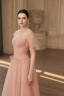 Serena Crystal Wrap Chiffon Gown for women, from JOSEPHINE, The Viet Concept 