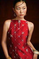 Phi Uyen Handcrafted 3D Floral Linen Ao Dai for women, from KEIRA TONG, The Viet Concept