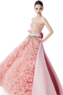 Pink Bouquet Crystal Corset Floral Couture Ball Gown for women, from MR CRAZY & LADY SEXY, The Viet Concept 