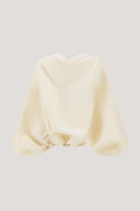 Celestine Ethereal Poet Sleeve Embellished Sheer Silk Cape for women, from CALISTA, The Viet Concept 