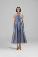 Eloise Couture Chiffon & Organza Evening Gown for women, from MADDY HATES ROSE, The Viet Concept