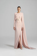 HA THANH VIET • Miranda Elegant Ruched Evening Dress