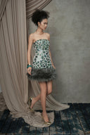 Mosaic Éclat Resin Fur Gown for women, from MOC NHU, The Viet Concept