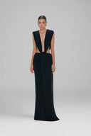 Black Venus Vi Drap for women, from Pham Studio, The Viet Concept 