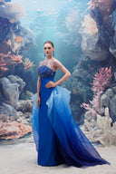 Ondina Queen Taffeta & Organza Crystal Coral Gown for women, from 21SIX, The Viet Concept