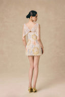 Sol Embellished Sequin Lace Winged Cape for women, from VONTIER DE MONTIER, The Viet Concept