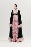 Soar Draped Chiffon Column Skirt for women, from MR CRAZY & LADY SEXY, The Viet Concept 