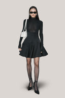 Black Judith Mini Dress for women, from HUONG, The Viet Concept 