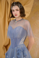 Eloise Couture Chiffon & Organza Evening Gown for women, from MADDY HATES ROSE, The Viet Concept