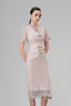 Cream Lovien Midi Dress for women, from White Plan, The Viet Concept