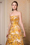 Celestia Jacquard Strapless A-Line Gown for women, from IHF ATELIER, The Viet Concept 