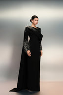 Amara Celestial Embellished Crepe Evening Gown for women, from 21SIX, The Viet Concept