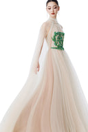 Emerald Sovereign Embellished Tulle Gown for women, from MR CRAZY & LADY SEXY, The Viet Concept 