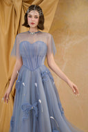 Eloise Couture Chiffon & Organza Evening Gown for women, from MADDY HATES ROSE, The Viet Concept