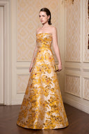 Celestia Jacquard Strapless A-Line Gown for women, from IHF ATELIER, The Viet Concept 