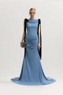 Islington Sculptural Floor Length Dress for women, from JENNY K TRAN, The Viet Concept 