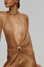 Gold Rose Sole Dorato Maxi Dress for women, from La Vierge, The viet Concept 