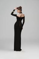 Black Maelis Maxi Dress for women, from CALISTA, The Viet Concept 