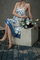 Viet Flowers Sequined Lace Couture Gown for women, from MOC NHU, The Viet Concept