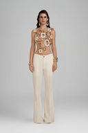 Nude Eldora Top for women, from POEM, the Viet Concept 
