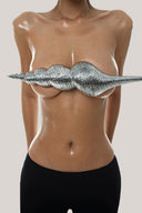Silver Lorelei 3D Printed Top for women, from Huelley Rose, The Viet Concept