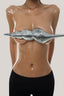 Silver Lorelei 3D Printed Top for women, from Huelley Rose, The Viet Concept