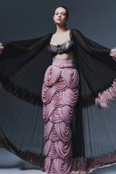 Soar Draped Chiffon Column Skirt for women, from MR CRAZY & LADY SEXY, The Viet Concept 