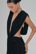 Black Venus Vi Drap for women, from Pham Studio, The Viet Concept 