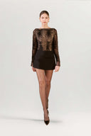 Ontario A-line Basic Cotton Blend Mini Skirt for women, from ARTI APPAREL, The Viet Concept 