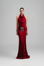 Aspartam Mermaid Halter Neck Silk Satin Floor Length Dress for women, from Ha Thanh Viet, The Vier Concept