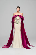 Ruqayya Fleur Embellished Silk Taffeta Gown for women, from 21SIX, The Viet Concept