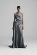 DUONG ATELIER • Silvara Strapless Silk Long Dress