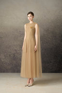 ROSEE de MATIN • Heart Gold Midi Dress
