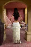 Oanna Crystal Embellished Fringe Maxi Dress for women, from HUELLEY HUELLEY, The Viet Concept