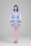 Ilaria Straight Poet Sleeved Organza Shirt for women, from Lam Khue, The Viet Concept 