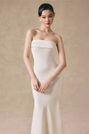 Étoile Pearl Silk Taffeta Strapless Maxi Gown for women, from VONTIER DE MONTIER, The Viet Concept